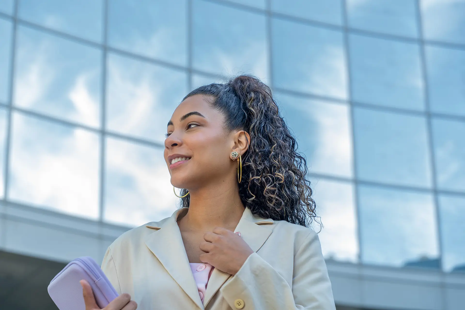 Professional working in Seattle's technology sector